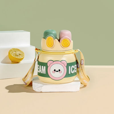 Schattige design stijl buikbeker 850 ml Thermos 316 roestvrij staal waterfles voor kinderen