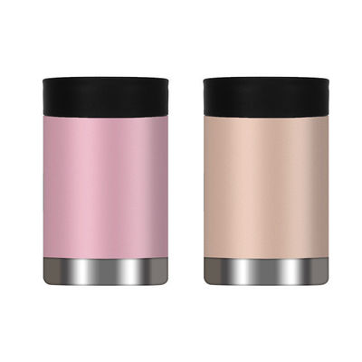 12oz dubbele wanden roestvrij staal blik koeler bierbeker koeler vacuüm handgreep design stijl