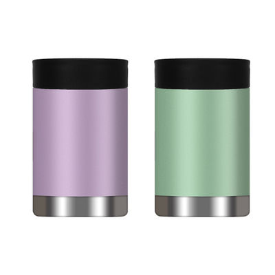 12oz dubbele wanden roestvrij staal blik koeler bierbeker koeler vacuüm handgreep design stijl