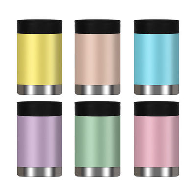 12oz dubbele wanden roestvrij staal blik koeler bierbeker koeler vacuüm handgreep design stijl