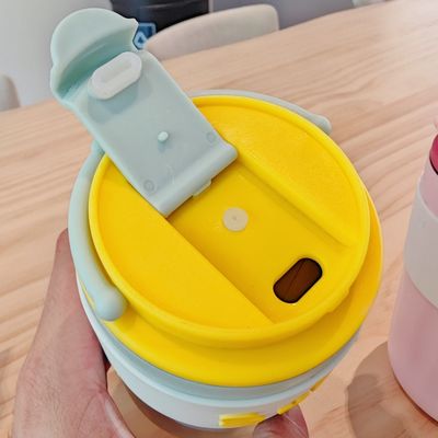 304 roestvrij staal waterfles met deksel 420 ml draagbaar creatief schattig straight drink