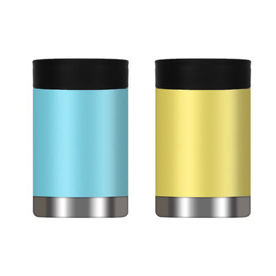 Roestvrij staal Custom Logo Metal Double Wall Geïsoleerde Can Cooler voor kantoor/auto/thuis