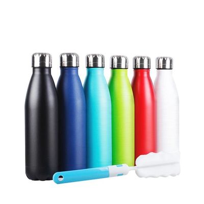 304 roestvrij staal dubbele wand vacuümfles aangepast logo thermische fles voor dranken