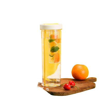 Grote capaciteit Outdoor Draagbare stro sap Drinkwater fles beker met thee schuur Custom logo Plastic
