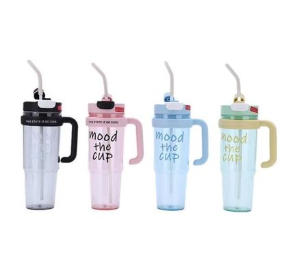 Meisjes Outdoor Sport en Reisbegeleider 900 ml Plastic Waterbeker met Spray Functie