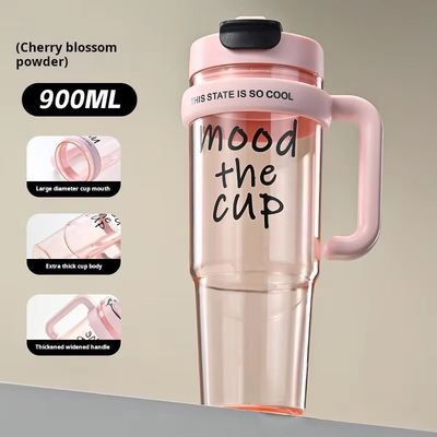 Meisjes Outdoor Sport en Reisbegeleider 900 ml Plastic Waterbeker met Spray Functie