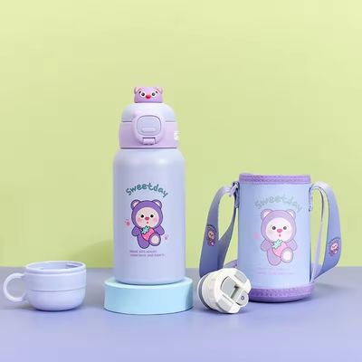 Draagbare waterfles met bekleding met modern ontwerp