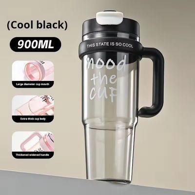 Plastic waterbeker 900 ml BPA-vrij spuitfles voor meisjes Outdoor sport en reizen