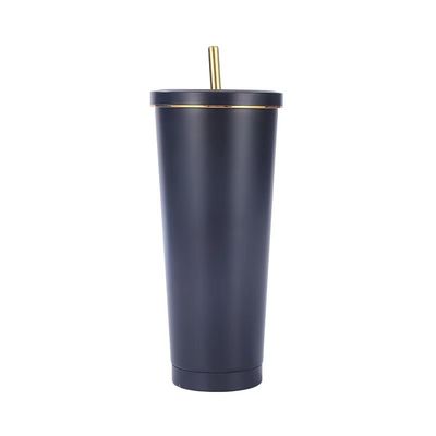 Dubbele wand geïsoleerde 304 roestvrij staal coating tumbler met deksel voor warme en koude wijn