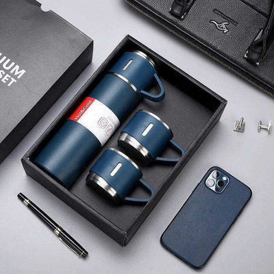 500 ml geïsoleerde thermosfles vacuüm fles waterfles mok tumbler cadeautje set perfect