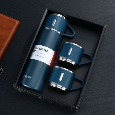 500 ml geïsoleerde thermosfles vacuüm fles waterfles mok tumbler cadeautje set perfect