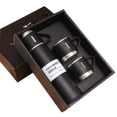 Vacuüm geïsoleerde waterflesset 304 roestvrij staal thermos mok voor zakenreizen