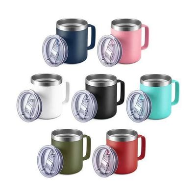 304 roestvrij staal Custom Logo Dubbelwand Vacuum Geïsoleerde Koffiekop in vele kleuren