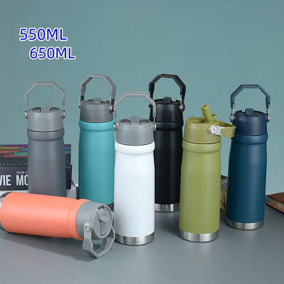 Custom logo geïsoleerde roestvrij staal warmwaterfles in 7 kleuren of op maat gemaakte ontwerp