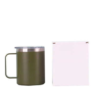 Grote capaciteit Custom Logo Frosted Textuur Dubbellaag roestvrij staal Vacuum Isolatie Koffiekop