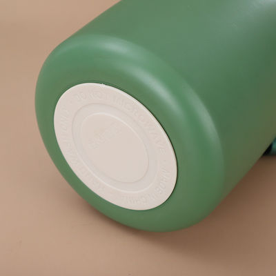 Cartoon Design 800 ml roestvrij staal koffie reis vacuüm fles beker met riem en stro