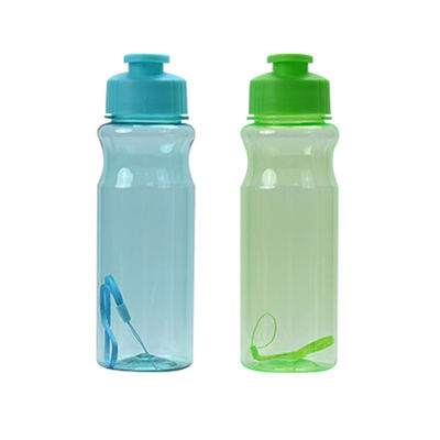 Unisex Sport Custom Logo BPA-vrije plastic drinkwaterflessen met deksel voor accessoires