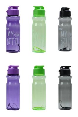 500 ml PET BPA-vrije bekers Plastic drinkwaterflessen met riem voor fitness routines