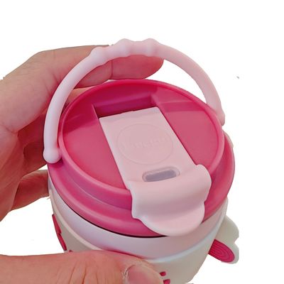 Roestvrij staal cartoon sportfles 420 ml Lucky Coffee Mug Vacuum geïsoleerde thermos