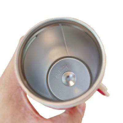 420 ml roestvrij staal waterfles vacuümfles dubbelwand geïsoleerde fles reis koffiebeker met handvat deksel