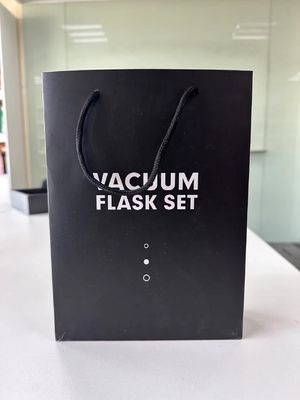 Business 304 roestvrij staal Vacuum Flask Gift Set Eén kopje Twee deksel Gift Box Waterfles