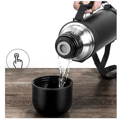 304 roestvrij staal vacuümgeïsoleerde waterfles 1200 ml capaciteit voor buitenactiviteiten