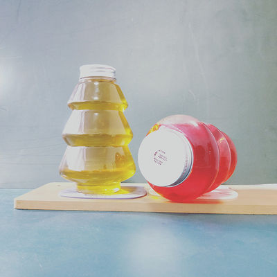 Kerstcadeau Custom 300ml/500ml Plastic waterfles met schattig sneeuwman ontwerp