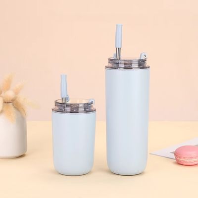 304 roestvrijstalen koffiebekers Modern ontwerp herbruikbare fles voor warme en koude dranken