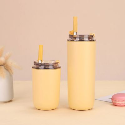 304 roestvrijstalen koffiebekers Modern ontwerp herbruikbare fles voor warme en koude dranken
