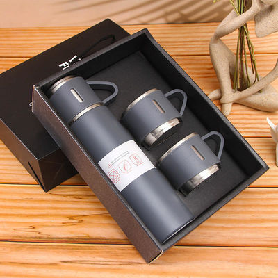 Kerst Custom Logo Reis Business Gift Set 500 ml capaciteit roestvrijstalen vacuümfles