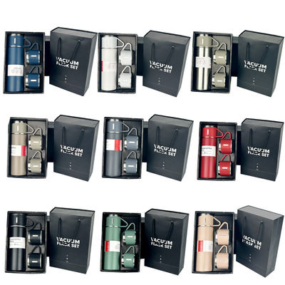 Voordeel cadeaubon Pakket 500 ml roestvrijstalen thermosflesset voor zakelijke cadeautjes