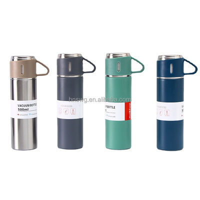 Metal Type Roestvrij staal Business Geïsoleerde waterfles 500ml Vacuum Mug Cup Fles