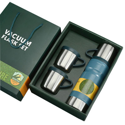 Business Vacuum Flask Type Outdoor Flask Set met grote capaciteit en 3 deksels