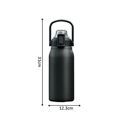Stainless Steel Smart Water Flask Designer 1700ml Capaciteit met tijdmarker en Li