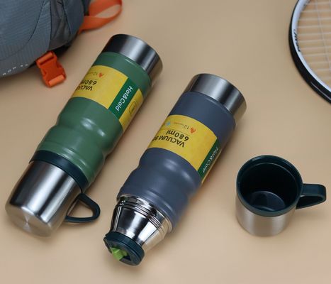 Vacuüm Drinkware 3 in 1 mokken bekers Flessen Thermosen Roestvrij staal Thermisch waterfles