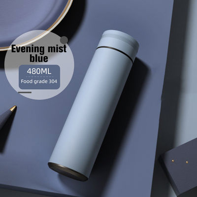 480ML Smart Thermos Waterfles LED Digitaal Temperatuur Display Roestvrij staal Intelligente isolatie