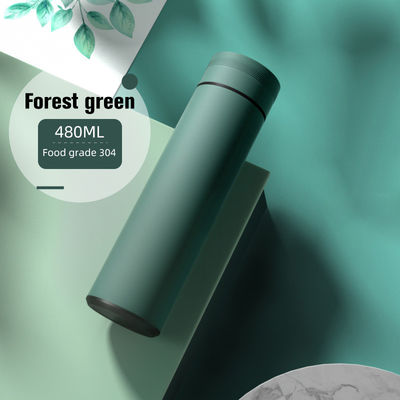 480ML Smart Thermos Waterfles LED Digitaal Temperatuur Display Roestvrij staal Intelligente isolatie