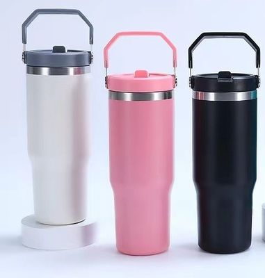 30oz 304 roestvrij staal Thermos Vacuüm Flask Kleurrijk Custom Logo Reis Koffiebeker Herbruikbare Fles