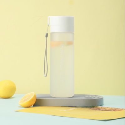 Kinderen heldere plastic waterfles met aangepast logo BPA-vrij en direct drinken