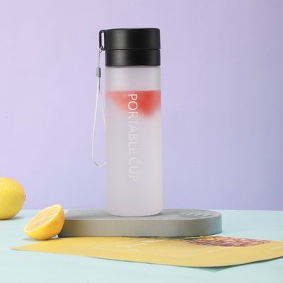 Kinderen heldere plastic waterfles met aangepast logo BPA-vrij en direct drinken