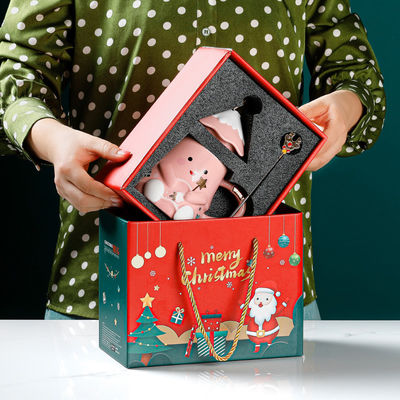 Keramische kerstcadeau mok met deksel en lepel 400 ml 500 ml voor kantoor Afternoon Tea Cup