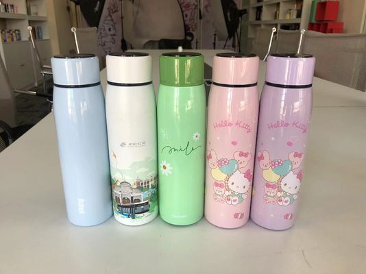 380 ml LED-temperatuur display slimme fles draagbare en aangepaste patroon tumblers bekers