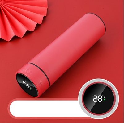 Normale 500 ml aangepaste thermos met slim digitaal temperatuurscherm en lekvrije ontwerp