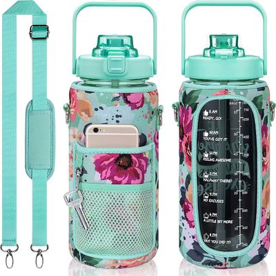 Thermische isolatie prestaties Geen 2000 ml waterfles met Neopreen mouw en riem