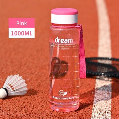 1L milieuvriendelijke, BPA-vrije fitnessfles met een deksel