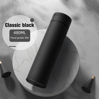 Gepersonaliseerd logo geaccepteerd 304 roestvrij staal thermosbeker met temperatuurscherm