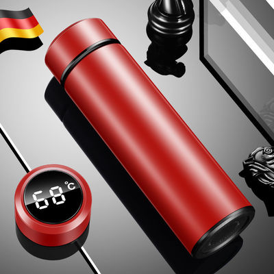 Gepersonaliseerd logo geaccepteerd 304 roestvrij staal thermosbeker met temperatuurscherm