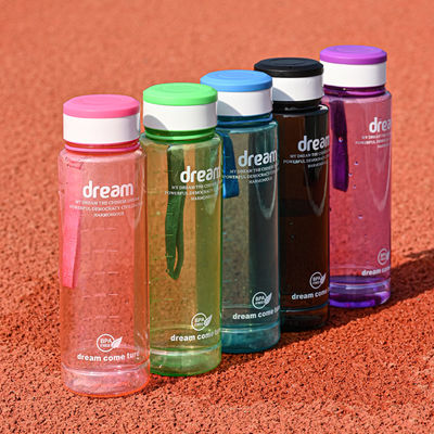 Direct drinken 1L milieuvriendelijk Fitness Sport BPA-vrij Draagbaar flesje met capaciteitsmerk