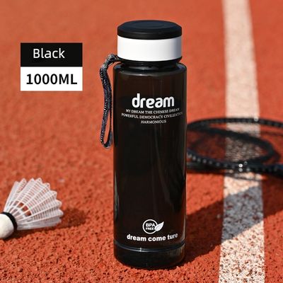 Direct drinken 1L milieuvriendelijk Fitness Sport BPA-vrij Draagbaar flesje met capaciteitsmerk