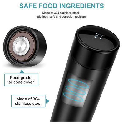 BPA-vrije vacuümgeïsoleerde thermosfles met LED-temperatuurscherm en thee-infuser